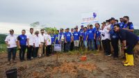 Jelang Dilantik Anak Buah AHY Gelar Penanaman Pohon dan Santunan Anak Yatim