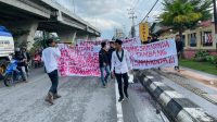 Gelar Aksi Demontrasi, HMI Samarinda Apresiasi Tindakan Represifitas Aparat Keamananan