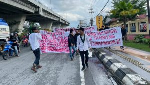 Gelar Aksi Demontrasi, HMI Samarinda Apresiasi Tindakan Represifitas Aparat Keamananan
