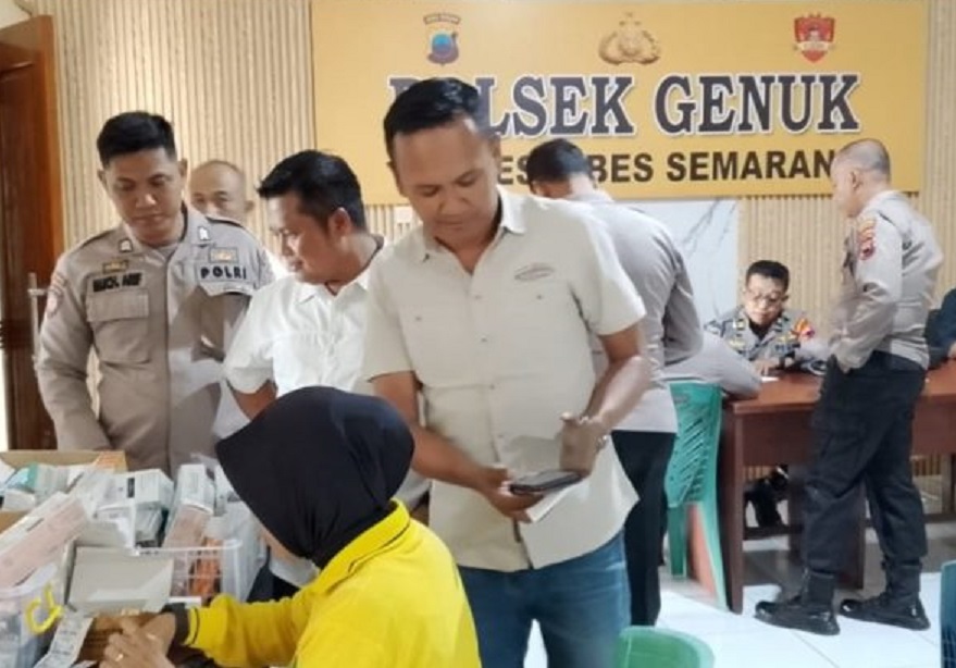 Kapolsek Genuk Prioritaskan Kesehatan Anggota Pasca Banjir